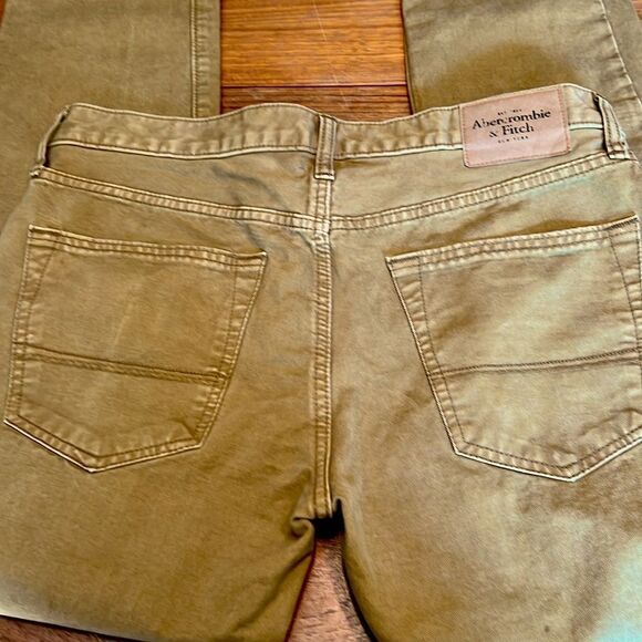 Abercrombie & Fitch Jeans Deep Gold 34/32 The Skinny - Picture 3 of 13